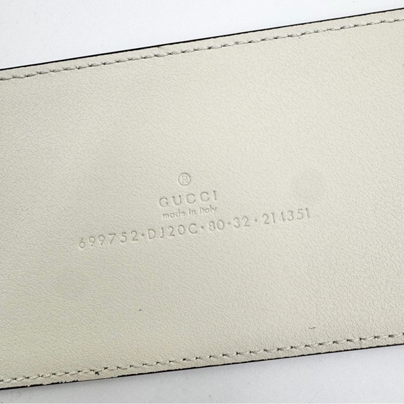 NEW Gucci GG Marmont wide belt 80/32 - Picture 5 of 6